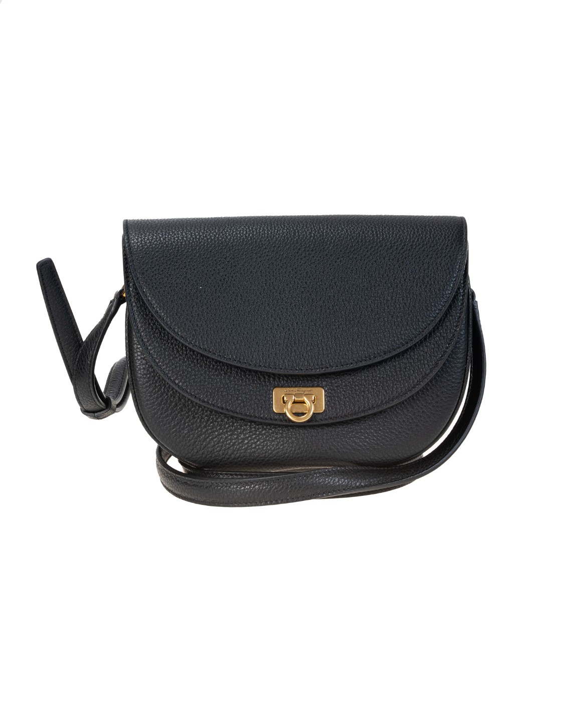shop SALVATORE FERRAGAMO  Borsa: Salvatore Ferragamo borsa a tracolla Gancini in vitello martellato.
Linee stondate.
Interno con pattern Gancini.
Doppio flap sul davanti.
Dimensioni:  larghezza 20 cm, altezza 15 cm, profondità 4 cm.
Composizione: 100% vitello.
Made in Italy.. 21I333 TRAVEL-001735604 number 3208258